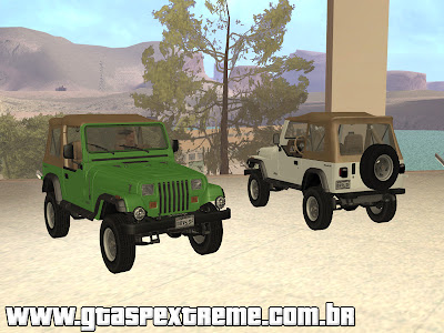 Jeep Wrangler Convertible para GTA San Andreas